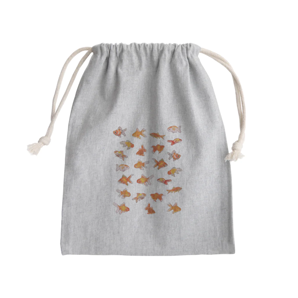 puikkoの金魚集合（縦） Mini Drawstring Bag