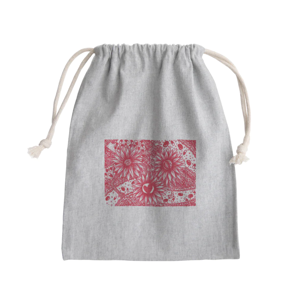 くらげちゃんのおへやのけっかん、 Mini Drawstring Bag