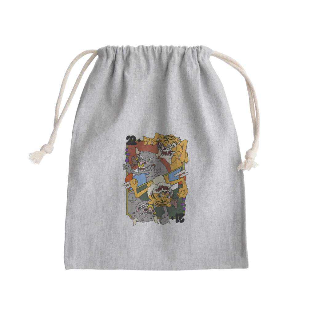 MY LUCK IS COMING.の丑寅ンプ Mini Drawstring Bag