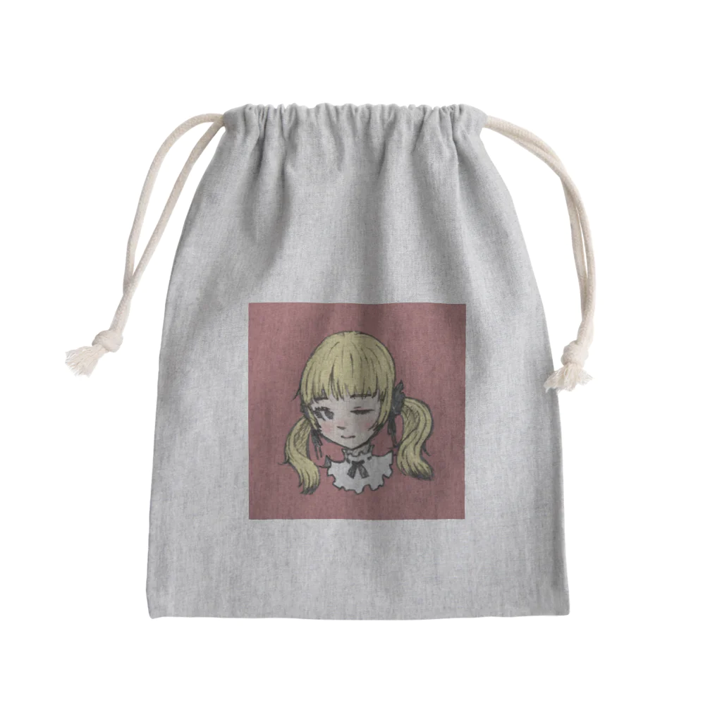 にさいじのきまぐれしょっぷのスペードお嬢 Mini Drawstring Bag