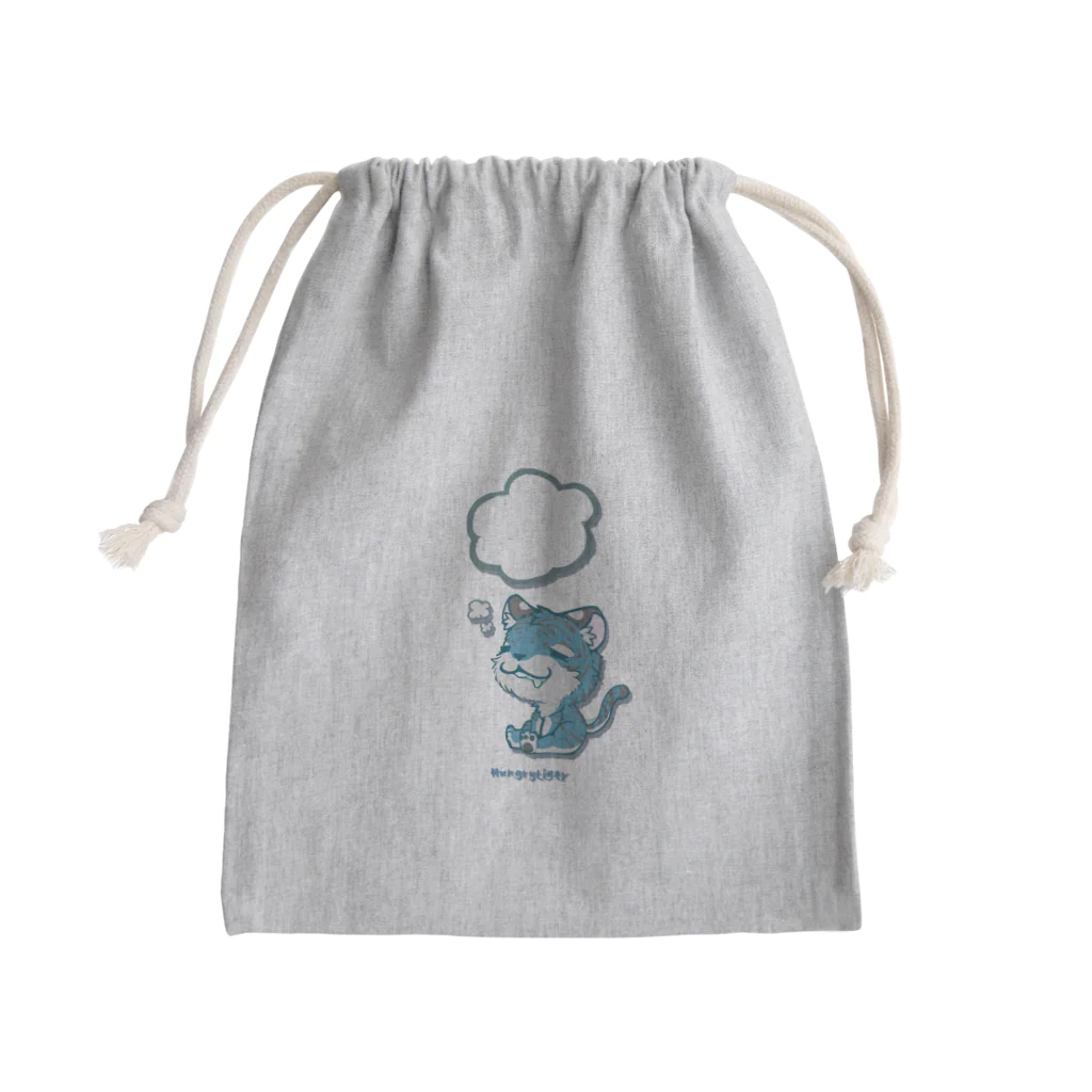 89虎の巣穴のひもじい青虎 Mini Drawstring Bag