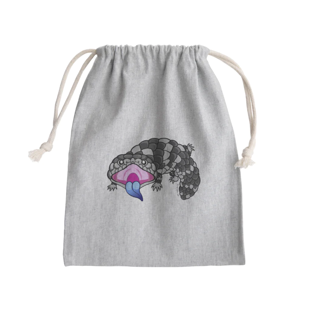 もむのふの爬虫類グッズやさんのマツカサトカゲちゃん Mini Drawstring Bag