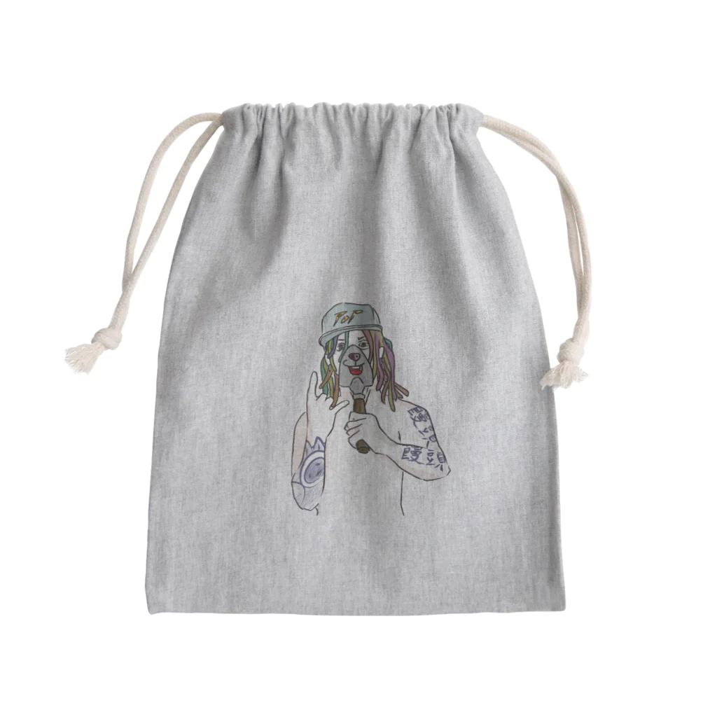 ポップヌードルの饒舌なシャベル Mini Drawstring Bag