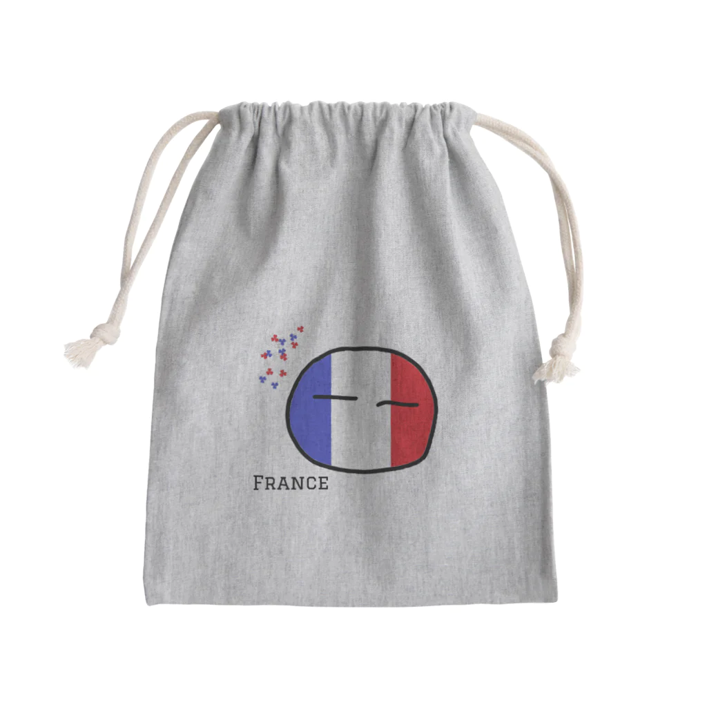 ポーランドボールSHOPのふらんす（France） Mini Drawstring Bag