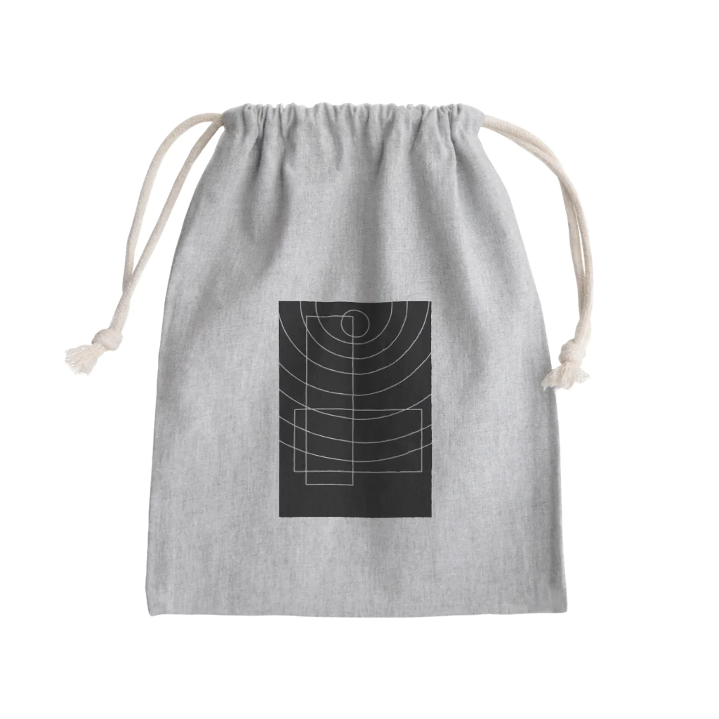 マル　サンカク　シカクのマルシカク Mini Drawstring Bag