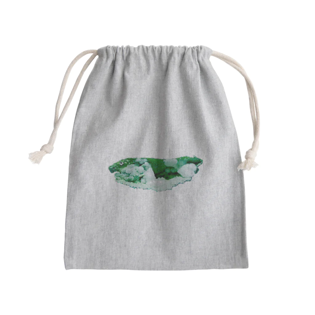 住みたいの鉱物サカナ Mini Drawstring Bag