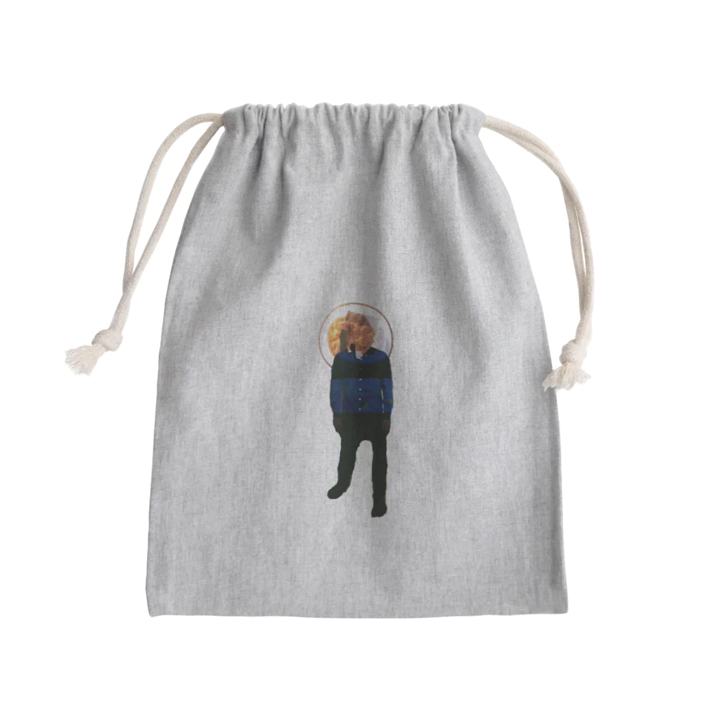 よだれドリップの哲学たん Mini Drawstring Bag