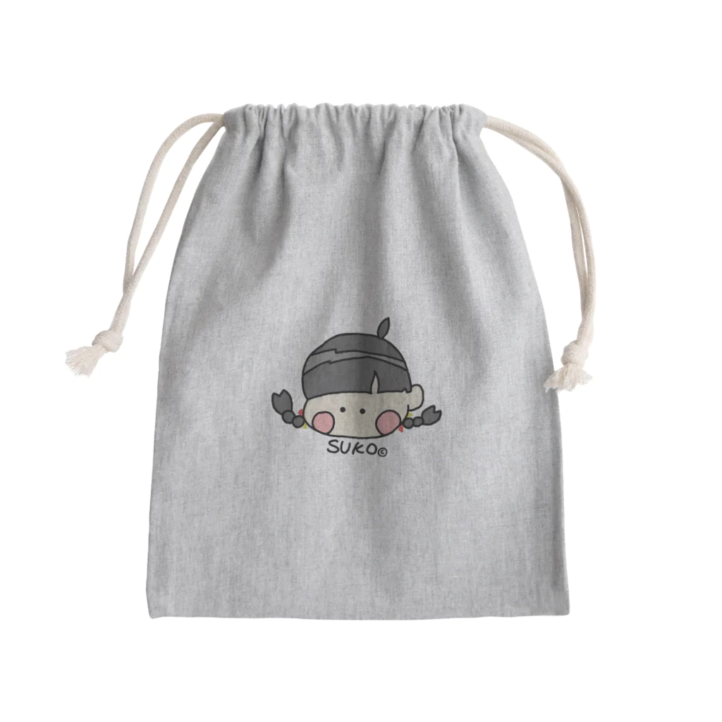 わかちゃんふぁくとりのすこちゃん　女の子Ver Mini Drawstring Bag