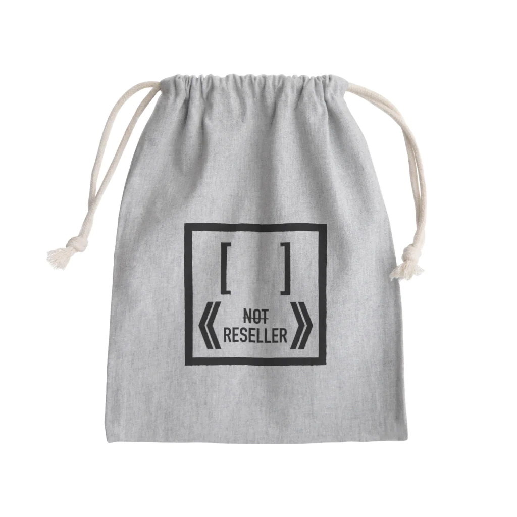 NOT RESELLER by NC2 ch.のNOT RESELLER LOGO ver. Mini Drawstring Bag