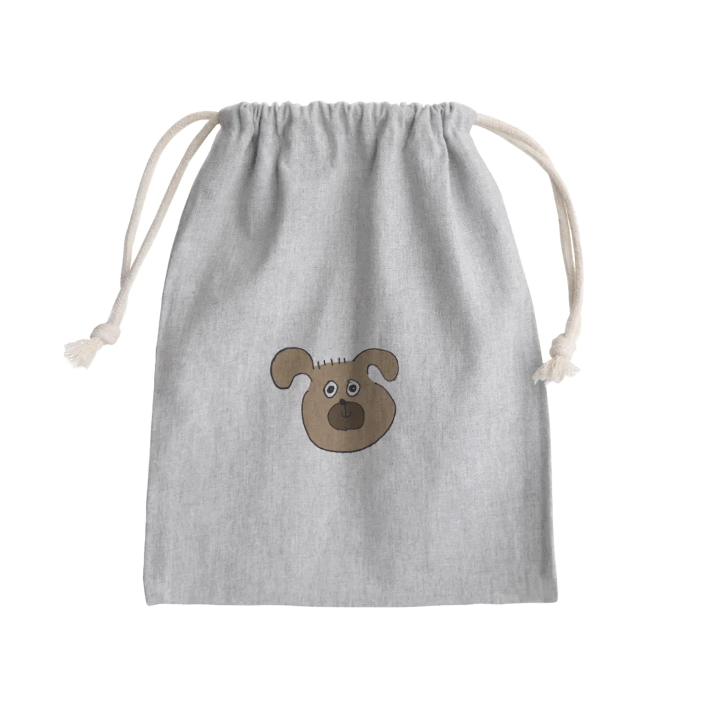 inuのinu white  Mini Drawstring Bag