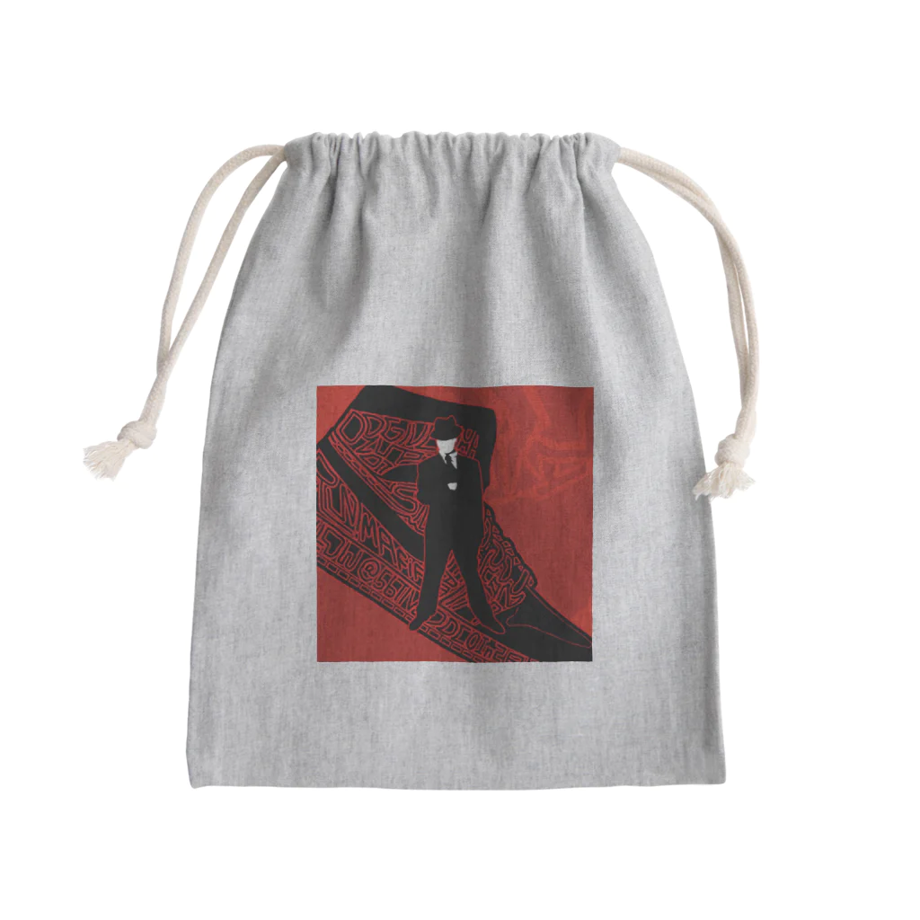 スニーカーマフィアSHOPのヒットマングラフィック Mini Drawstring Bag