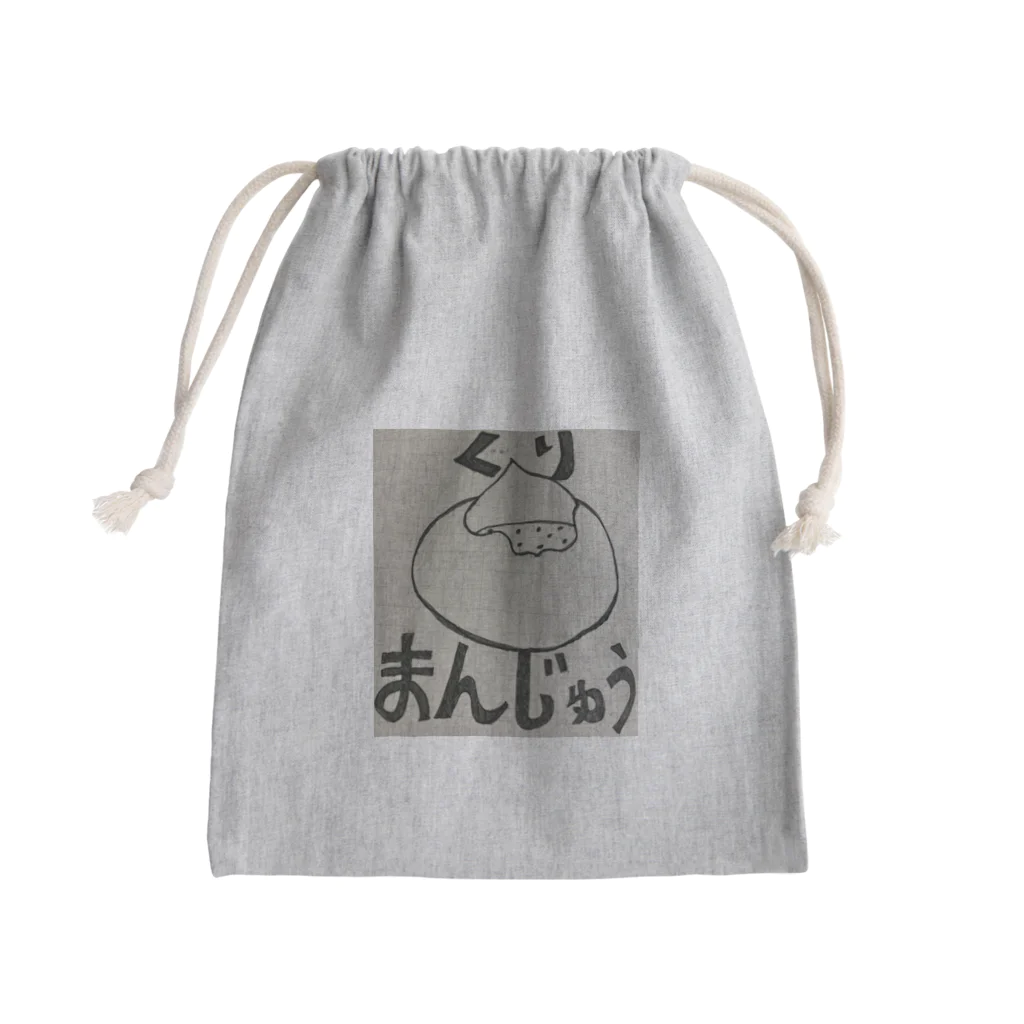 旨味教授といちごもちぷりんのくりまんじゅう Mini Drawstring Bag