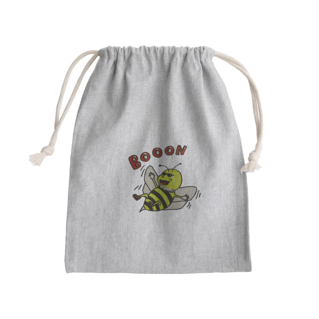 BOB's SHOPの空飛ぶハチ Mini Drawstring Bag