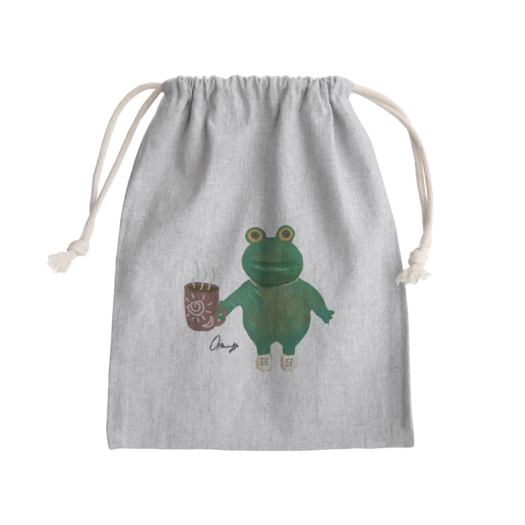 Oimy (オイミー)のオポポ珈琲店 Mini Drawstring Bag