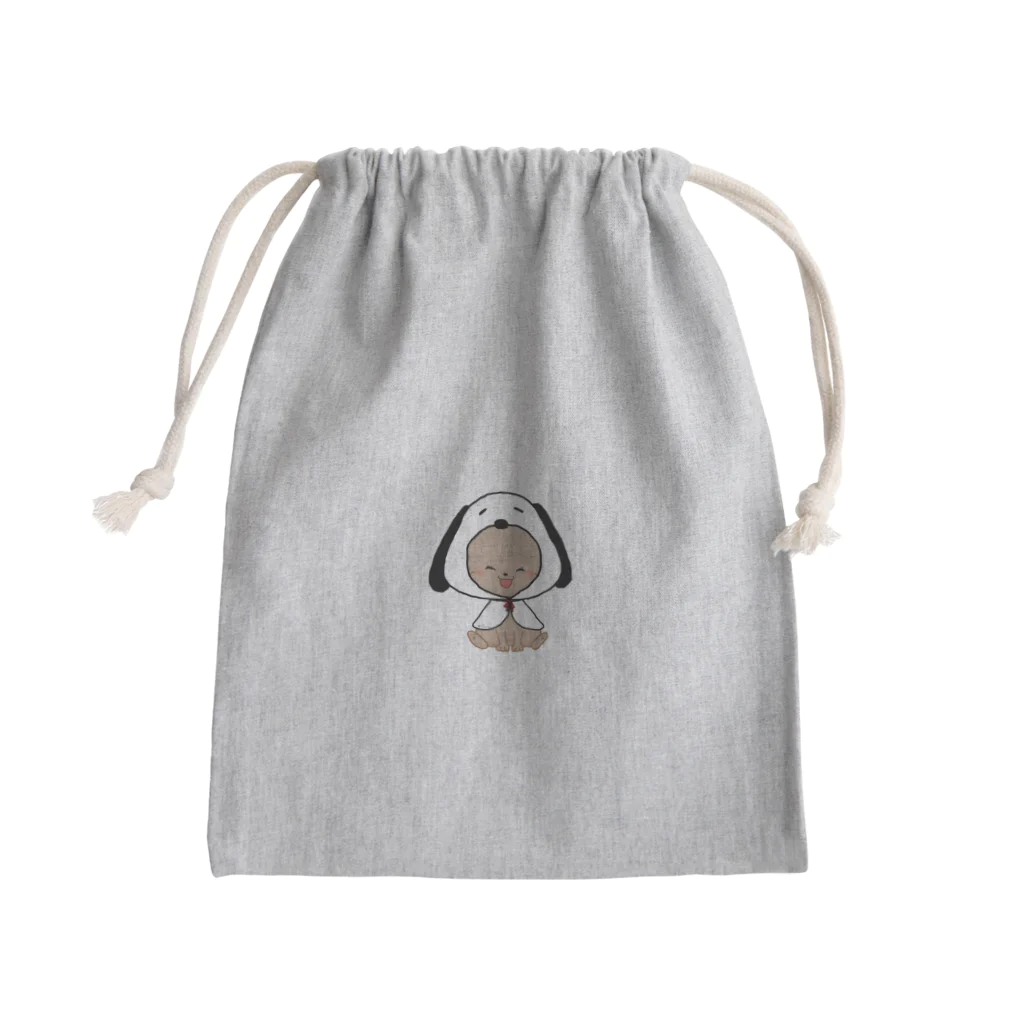 pote©o*  ハンドメイドドッグウェアのソラちゃん Mini Drawstring Bag