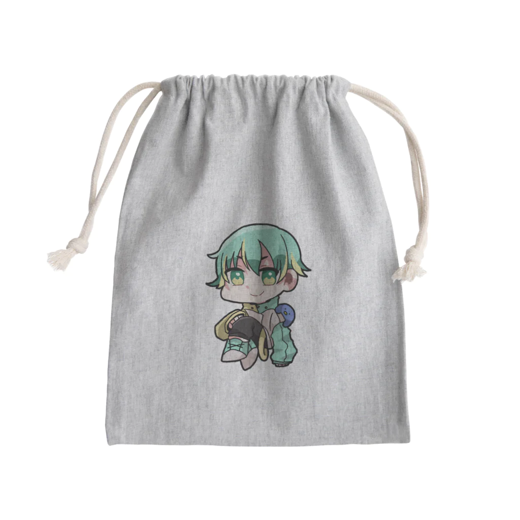 みぎてんのみぎてんめちゃかわ Mini Drawstring Bag