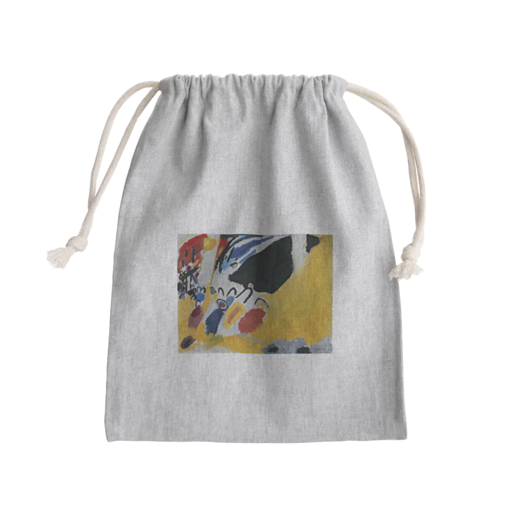 impressionismのWassily Kandinsky - Impression III (Konzert) Mini Drawstring Bag