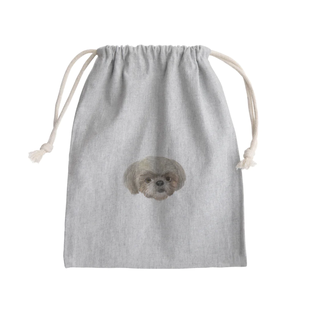 ちまちまストアのシーズーのネルちゃん Mini Drawstring Bag