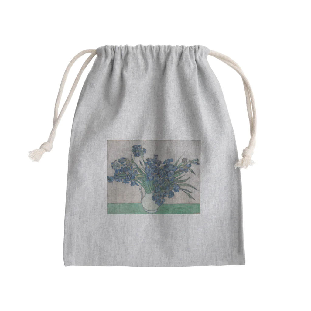 Masterpieceのヴィンセントヴァンゴッホ  / アイリス  Irises 1890 Mini Drawstring Bag