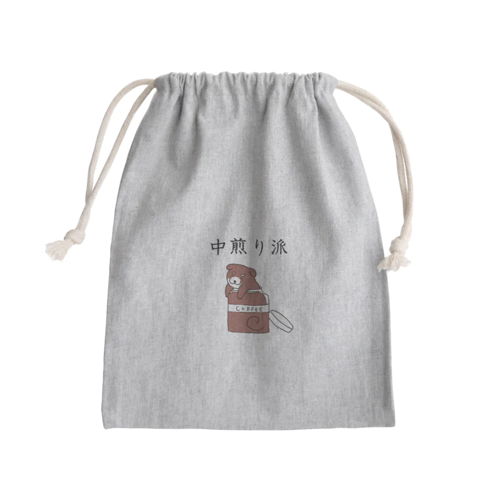 Prism coffee beanの中煎り派@柴犬 Mini Drawstring Bag