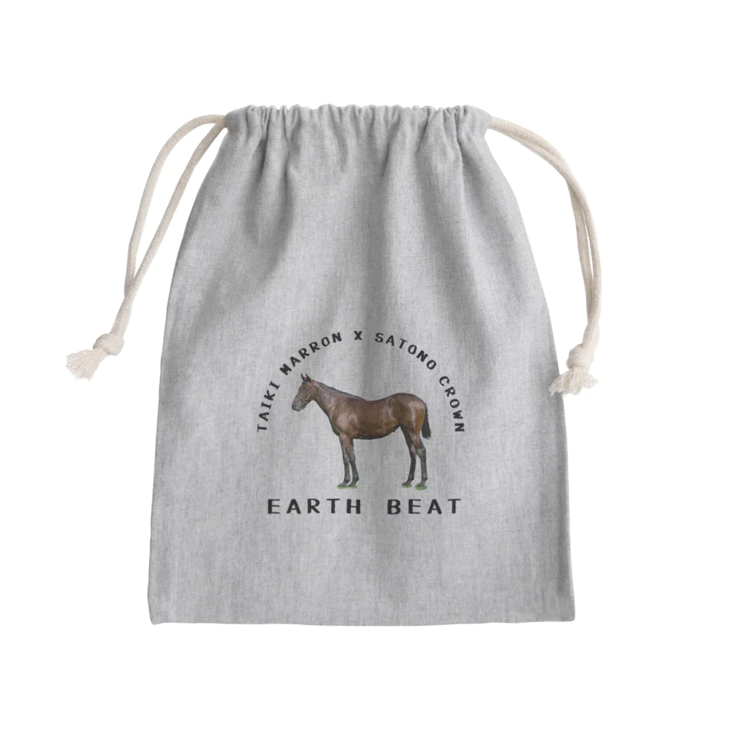 TaikiRacingClubShopのEARTH BEAT Mini Drawstring Bag