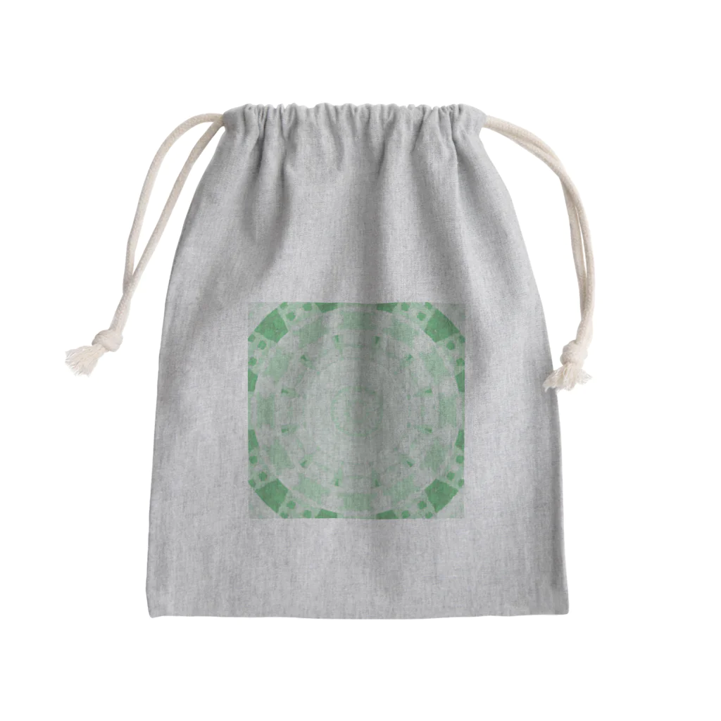 九月（くがつ）の万華鏡（エメラルド） Mini Drawstring Bag
