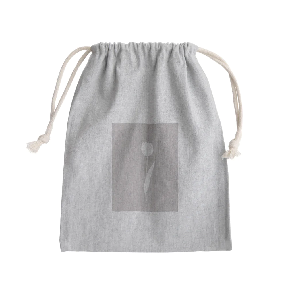 rilybiiのTulip silhouette Mini Drawstring Bag