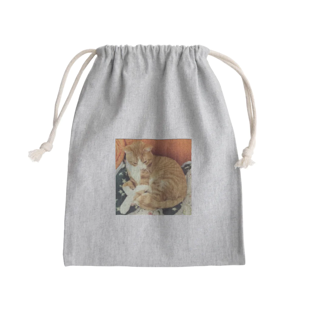 cのまるっとねこリンツ Mini Drawstring Bag