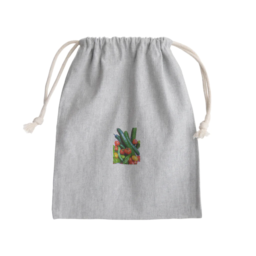 総帥（そーすい）┐('～`;)┌の夏野菜オンパレード Mini Drawstring Bag