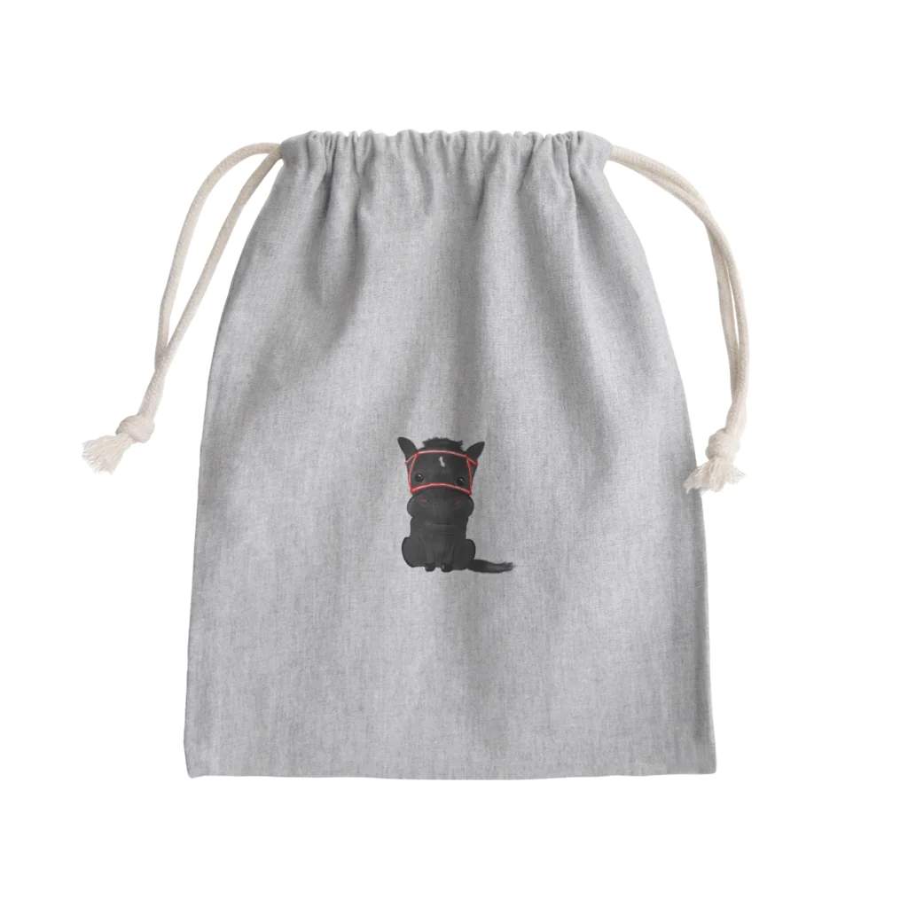 sa9.animal.desuのお馬さん(コンちゃん)巾着 Mini Drawstring Bag