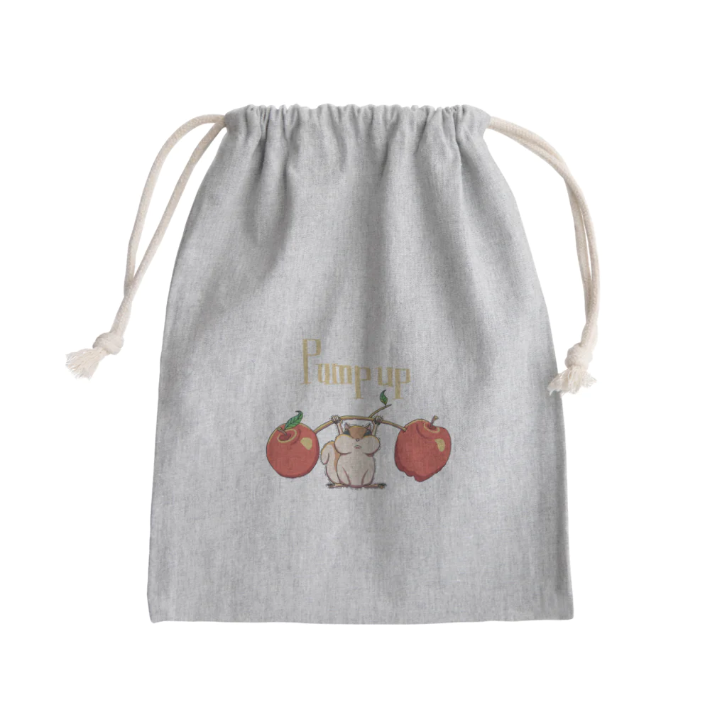 とねちっちの筋トレするリスくん Mini Drawstring Bag