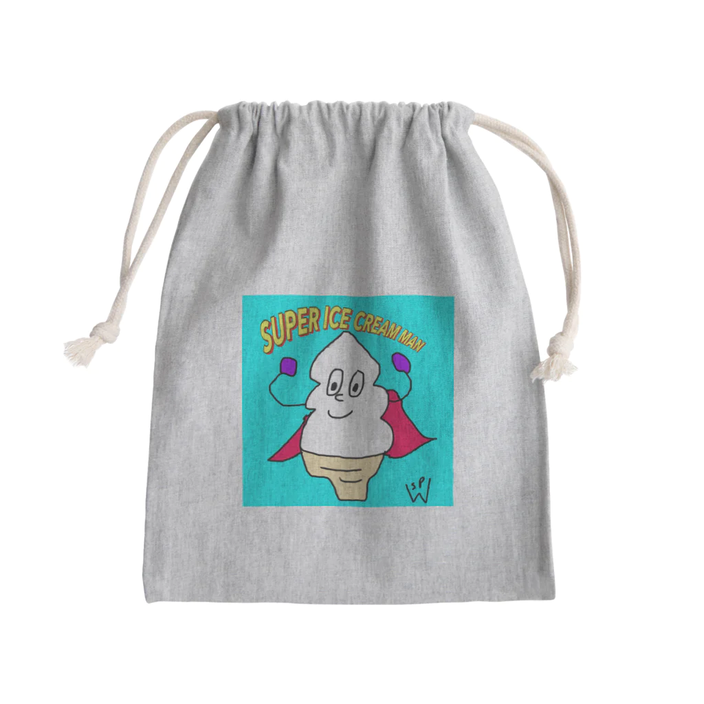 Walton’sのSUPER ICE CREAM MAN 文字入り Mini Drawstring Bag