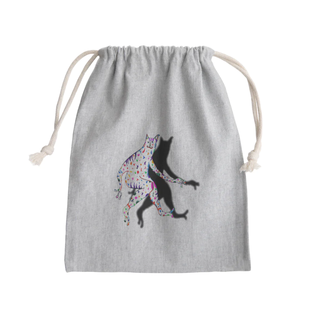 お味噌ちゃん👺LINEスタンプものCatwalk Mini Drawstring Bag