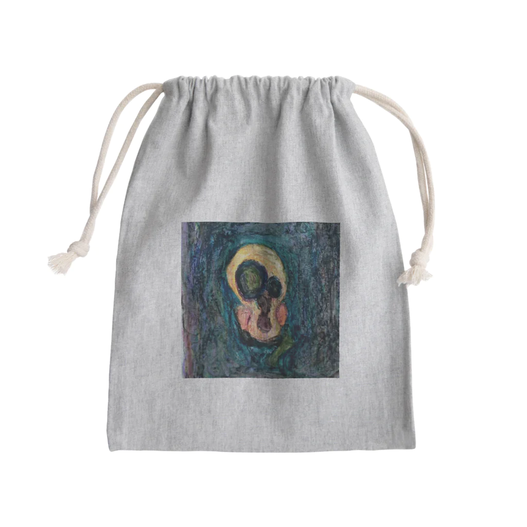 【公式】INGO地球防衛隊の「モンクの叫び」巾着 Mini Drawstring Bag