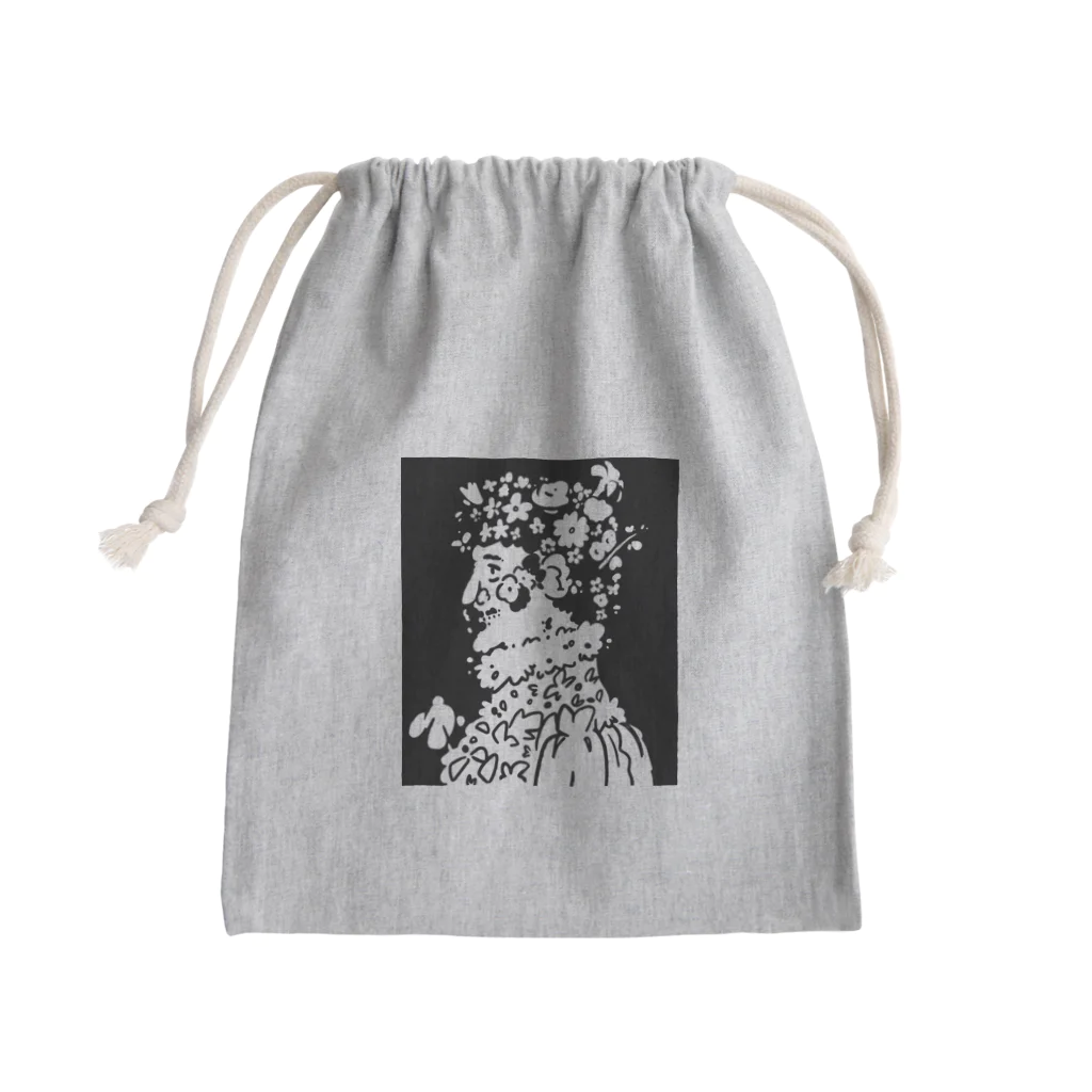 山形屋米店の春_アルチンボルド四季 Mini Drawstring Bag