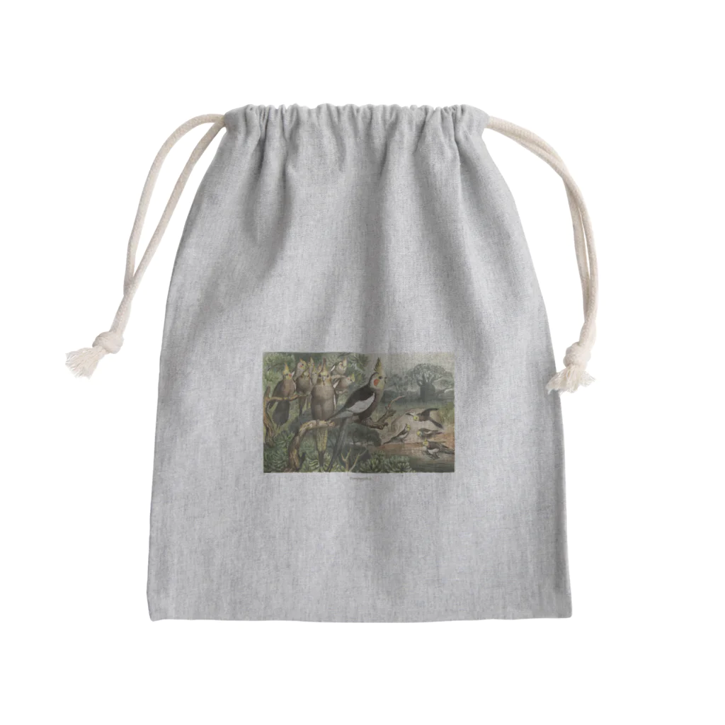 J. Jeffery Print Galleryのオカメインコ Mini Drawstring Bag