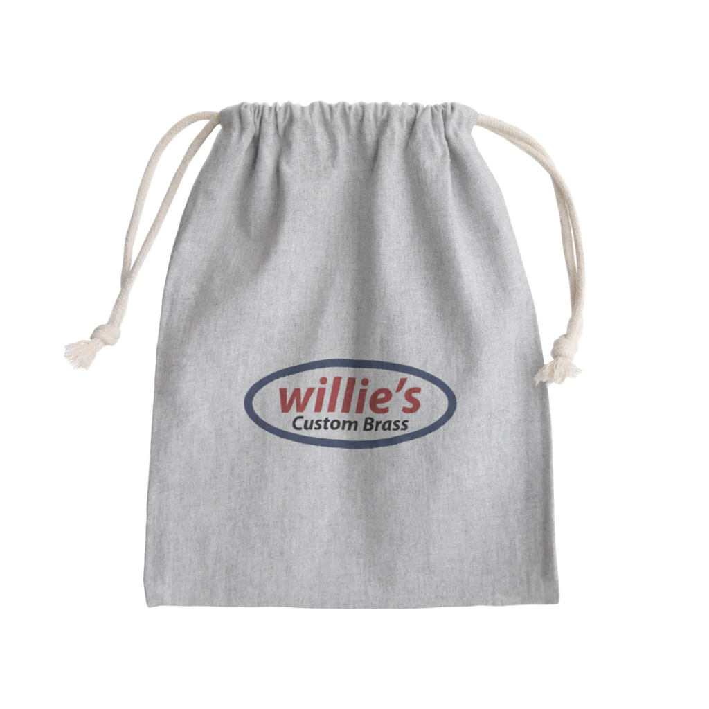 willie's Custom Brass@SUZURIの　willie's 公式ロゴアイテムズ Mini Drawstring Bag