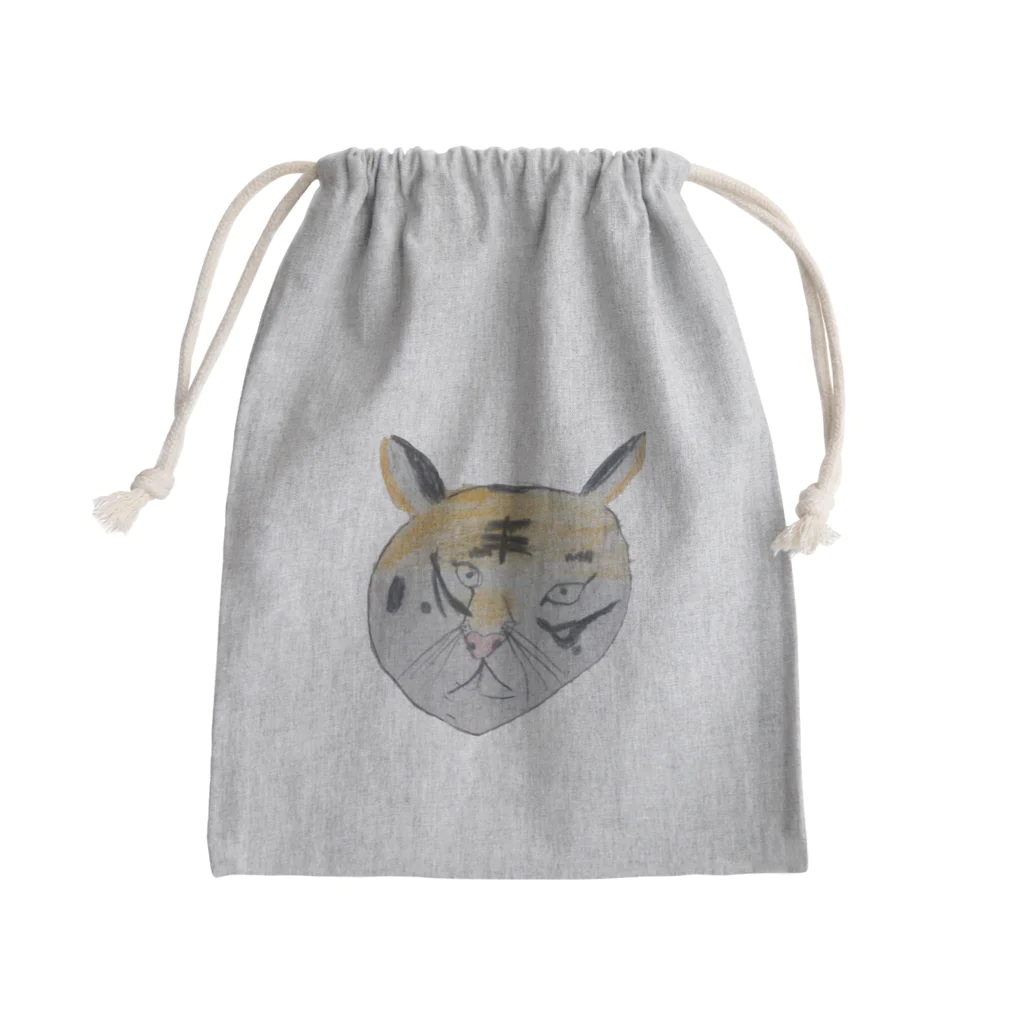 毛づくろいのTORA TORA TORA(日直) Mini Drawstring Bag