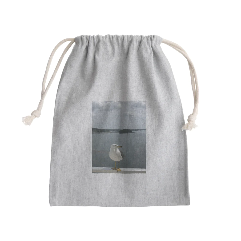 i_myu_kの南三陸の海とカモメ Mini Drawstring Bag