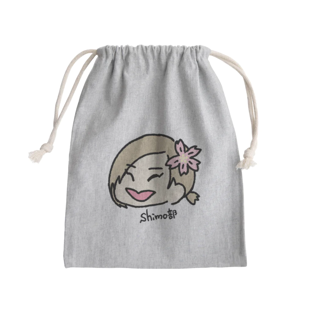 shimo部SUZURIofficialのshimo部(サクラ) Mini Drawstring Bag