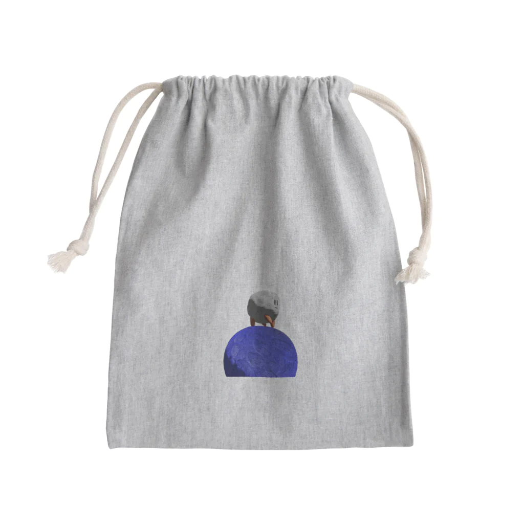 もっつあるとっつぷるぷるのEarth of sheep Mini Drawstring Bag