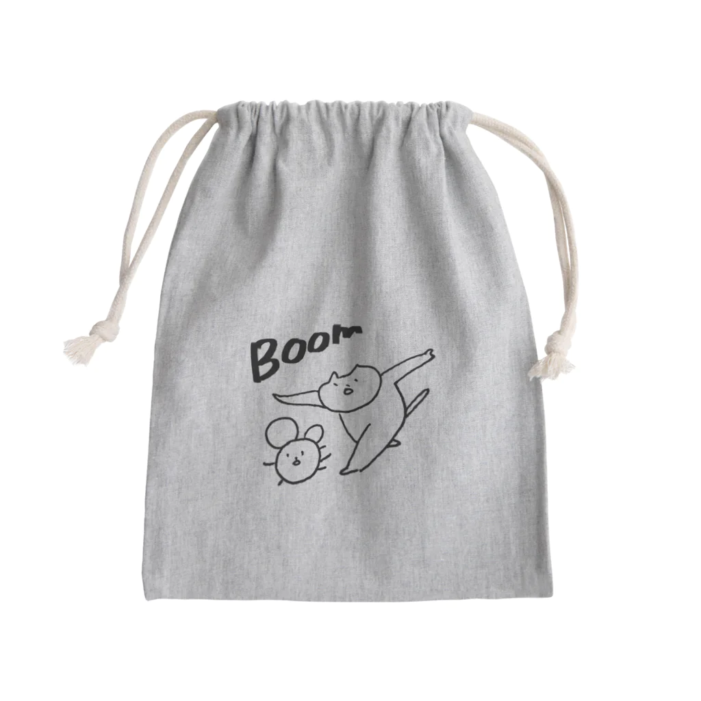 むらみ💆🏻‍♂️の走るねずみとぼく Mini Drawstring Bag