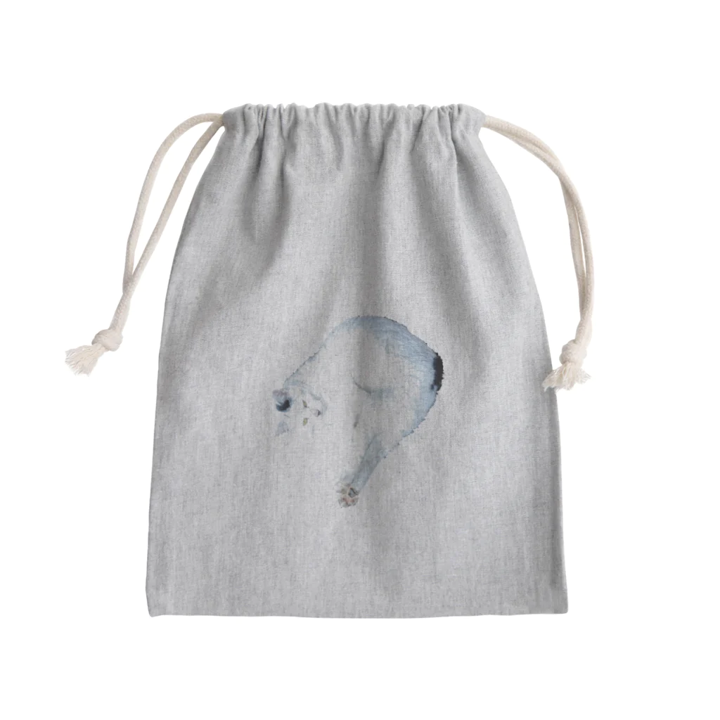 折助の一応、猫。 Mini Drawstring Bag