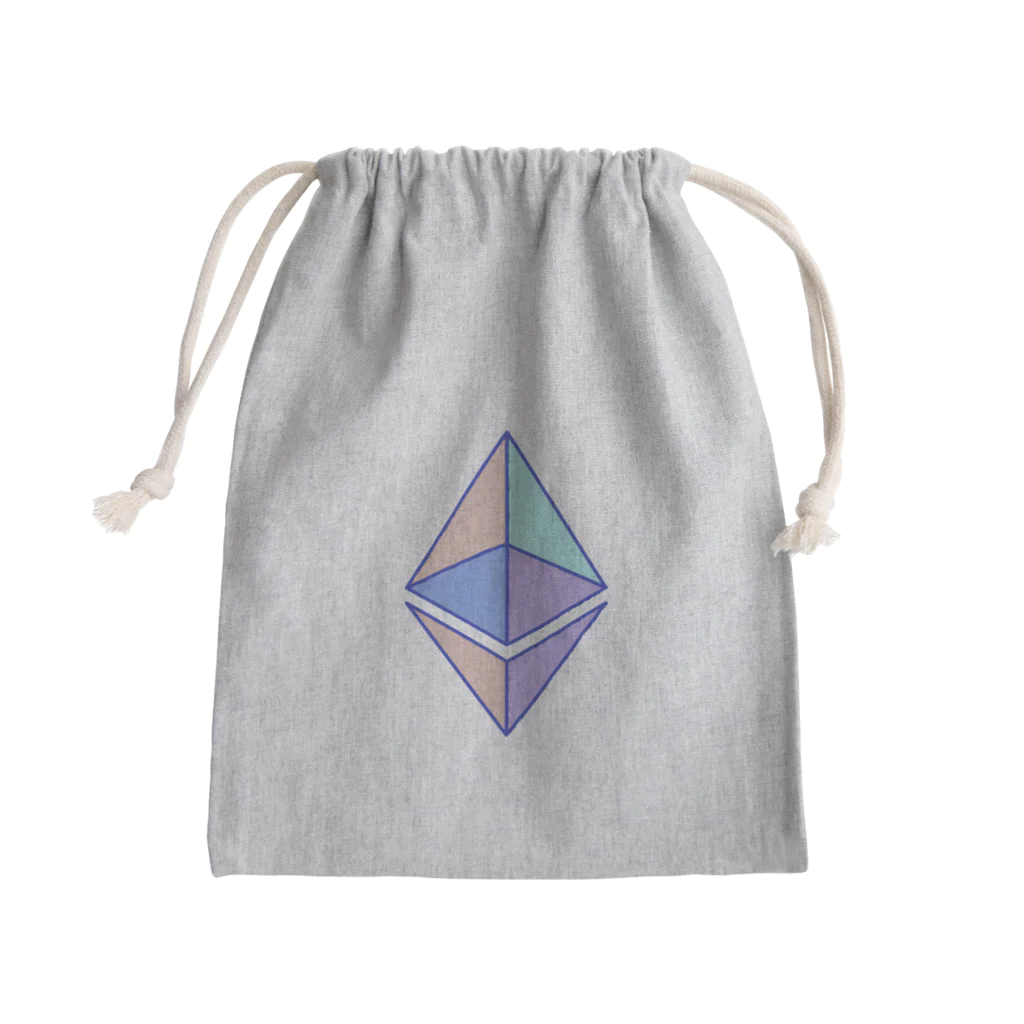 Web3 Shopのeth glyph colored きんちゃく