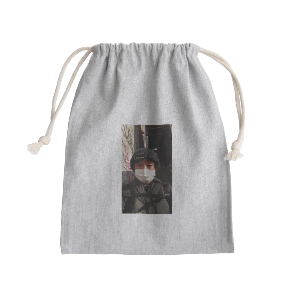 はまじんのはまじん Mini Drawstring Bag