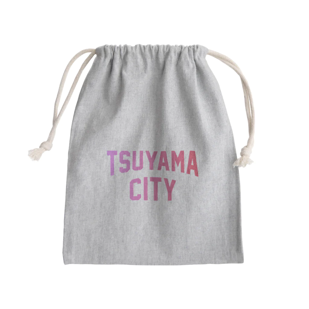 JIMOTOE Wear Local Japanの津山市 TSUYAMA CITY Mini Drawstring Bag