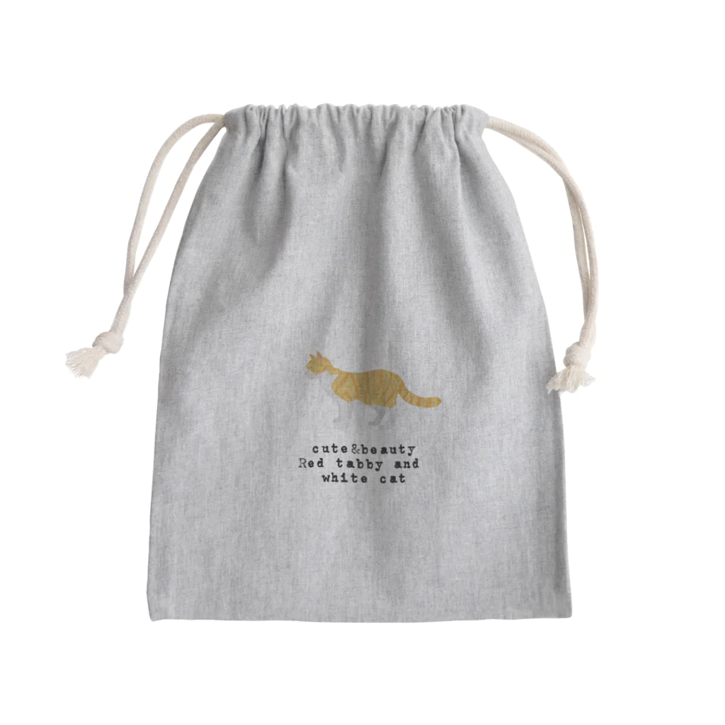 orange_honeyの猫1-8 茶白猫 Mini Drawstring Bag