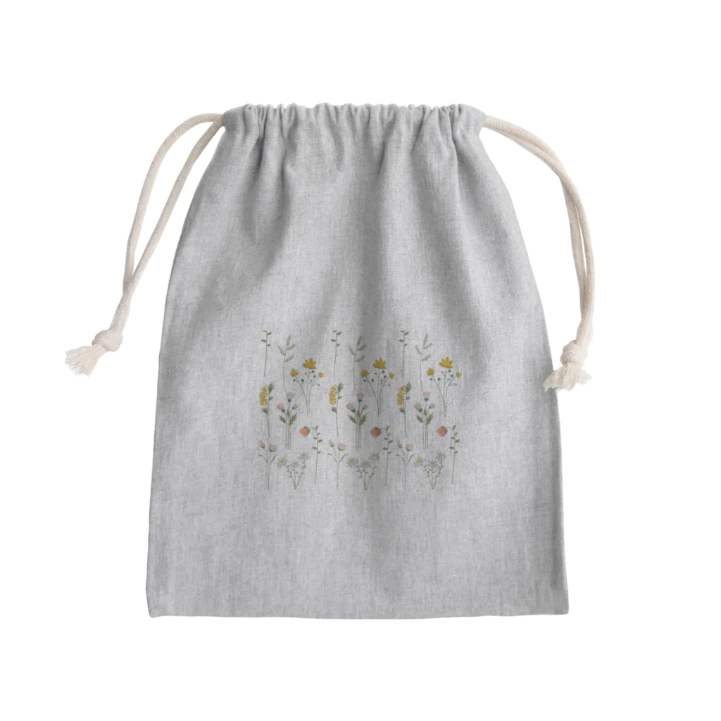 orange_honeyの花柄4 Mini Drawstring Bag