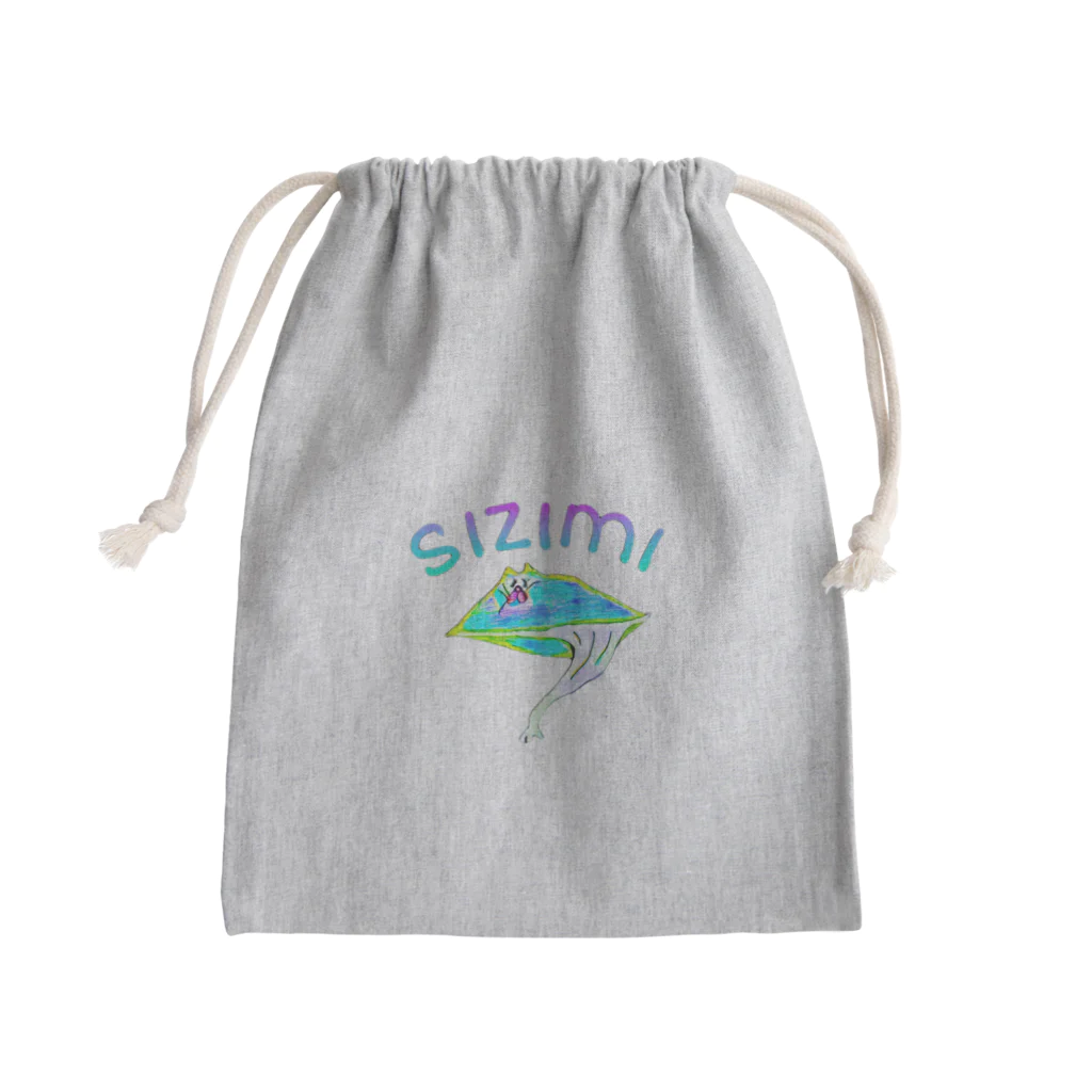 お味噌ちゃん👺LINEスタンプものsizimiちゃん Mini Drawstring Bag