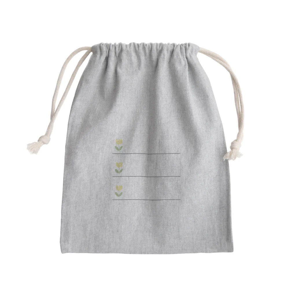 rilybiiのtulip memo Mini Drawstring Bag